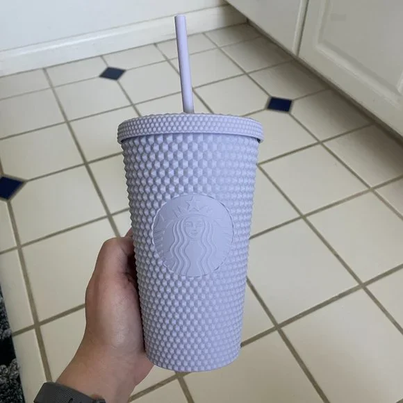 NWT Starbucks Grande Mint & Lilac Bling Cold Cup - Picture 3 of 6